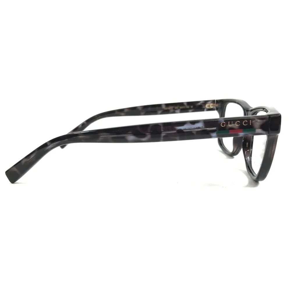 Gucci Eyeglasses Frames GG1987O 003 Black Tortoise Rectangle Full Rim 54-17-145